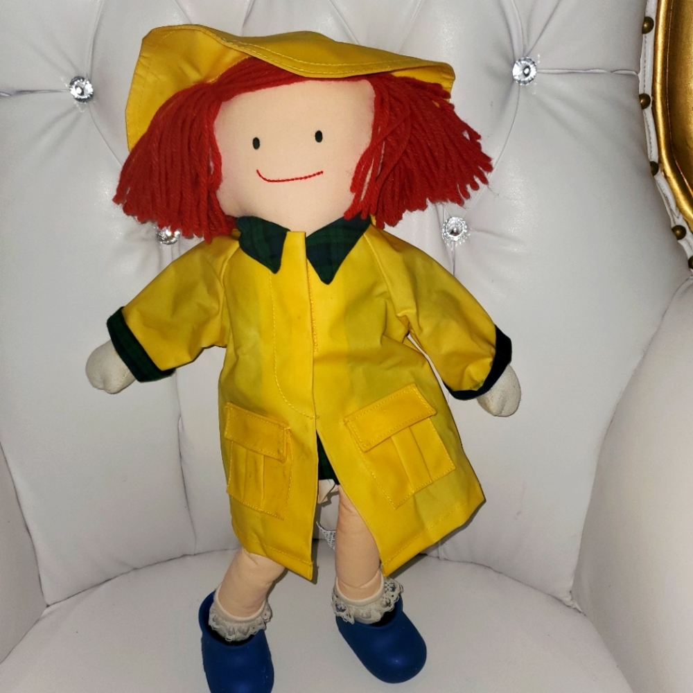 Madeline doll with rain coat